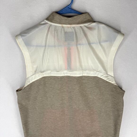 Under Armour Tan‎ and Pink Runner Vest Mens Size L - Picture 6 of 11